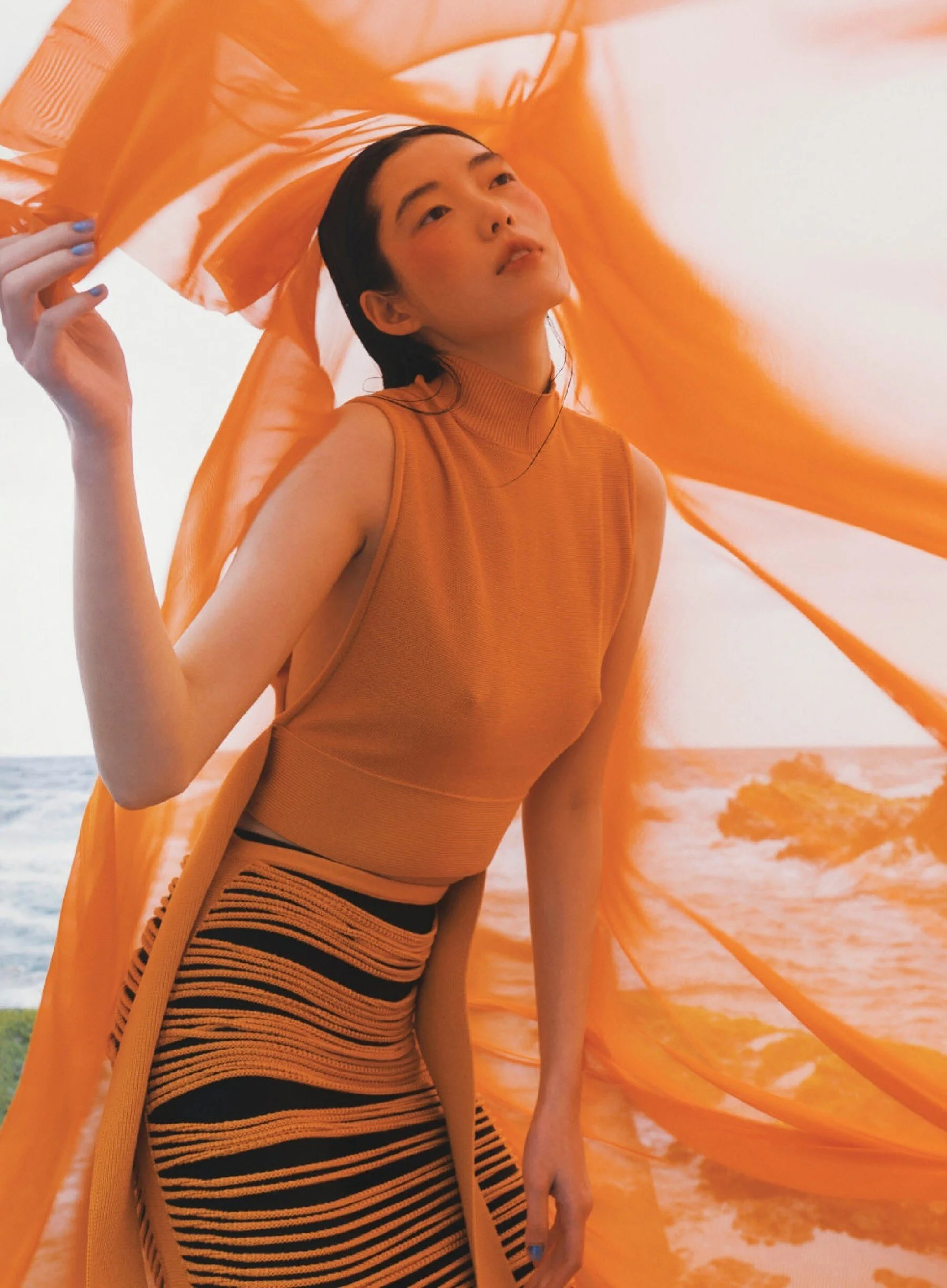 Zhong Lin Flashes Chen Hsu in 'Rising Tide' for Marie Claire US